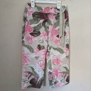 Kenzie floral wrap pants